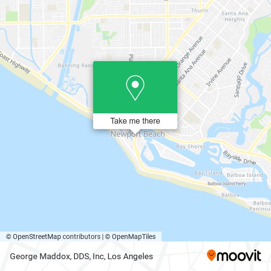 George Maddox, DDS, Inc map