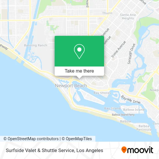 Surfside Valet & Shuttle Service map