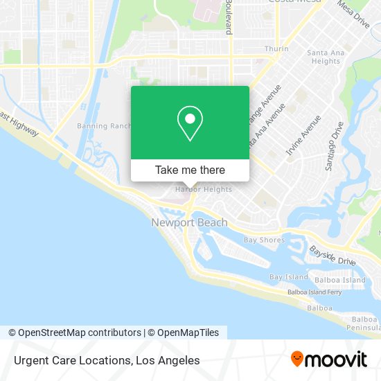 Mapa de Urgent Care Locations