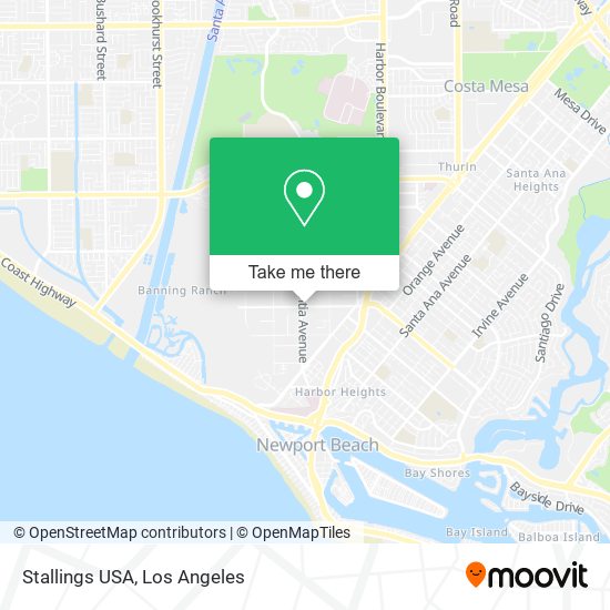 Stallings USA map