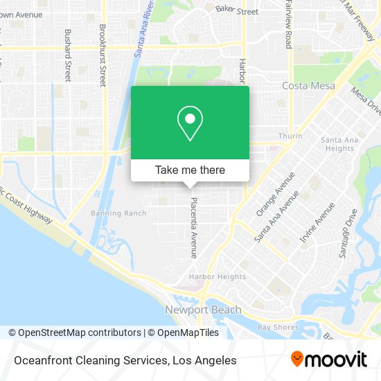 Oceanfront Cleaning Services map