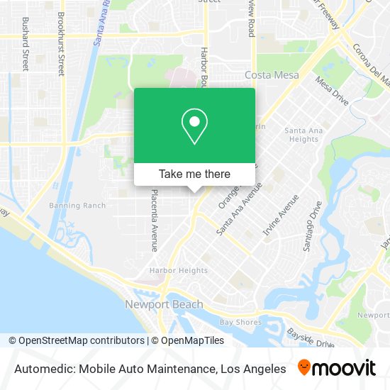 Mapa de Automedic: Mobile Auto Maintenance