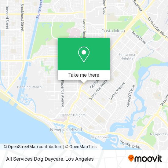 Mapa de All Services Dog Daycare