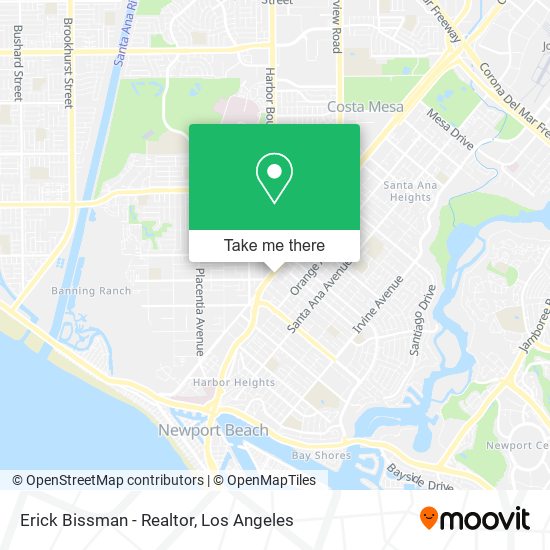 Erick Bissman - Realtor map