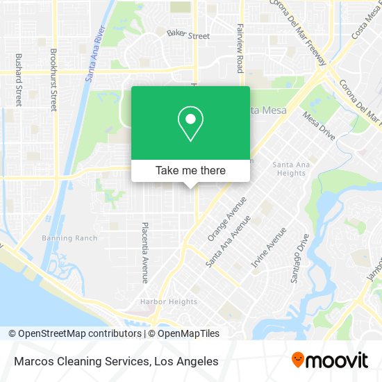 Mapa de Marcos Cleaning Services