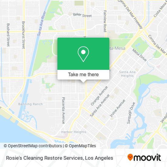 Mapa de Rosie's Cleaning Restore Services