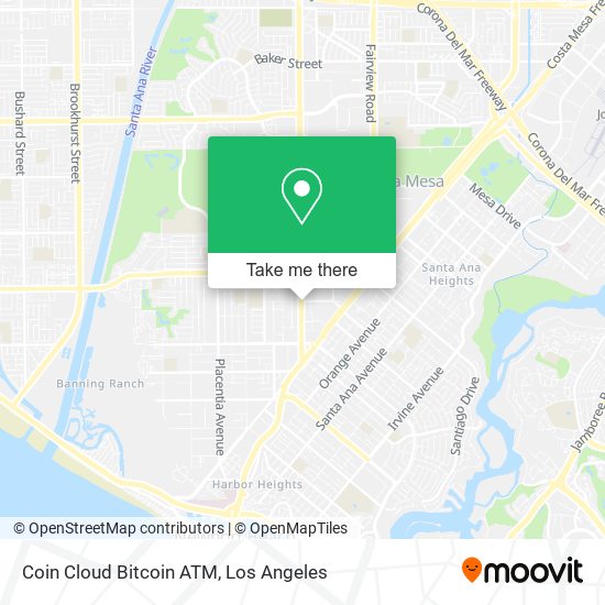 Mapa de Coin Cloud Bitcoin ATM