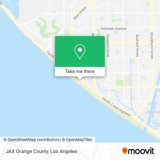 JAX Orange County map