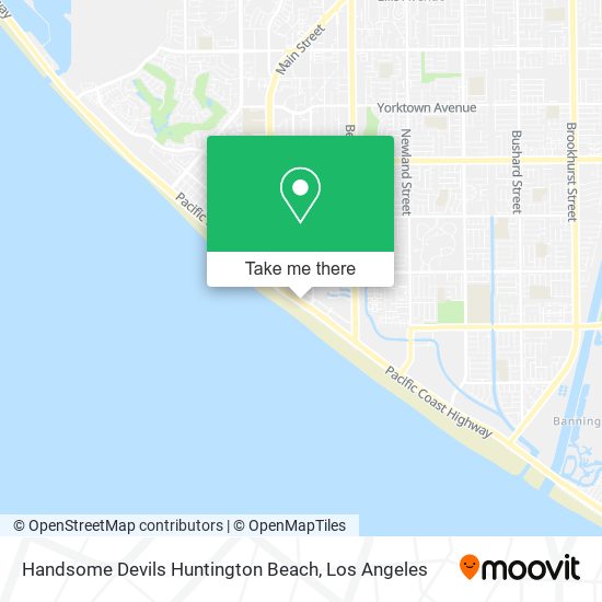 Mapa de Handsome Devils Huntington Beach