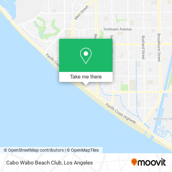Cabo Wabo Beach Club map