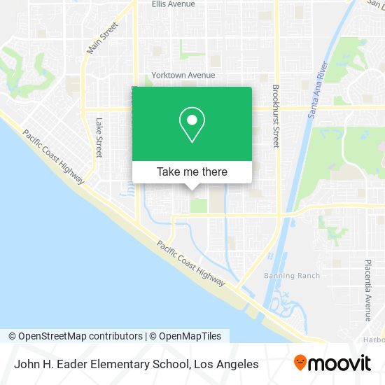 John H. Eader Elementary School map