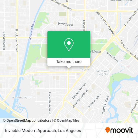 Invisible Modern Approach map