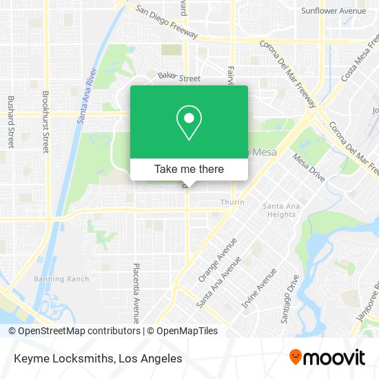 Keyme Locksmiths map