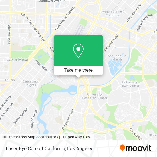 Mapa de Laser Eye Care of California