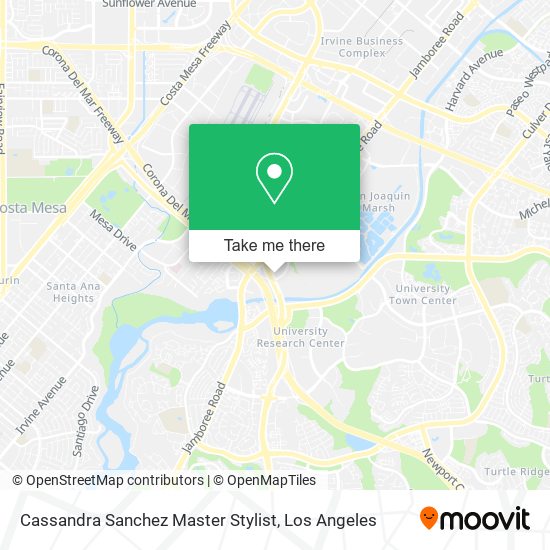Cassandra Sanchez Master Stylist map
