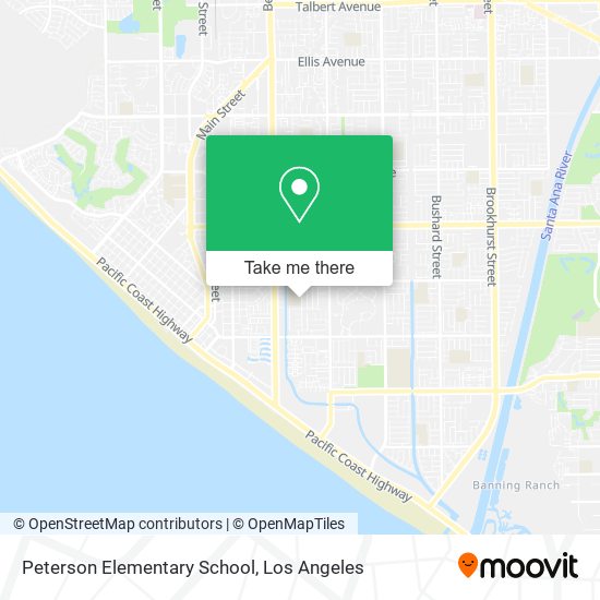 Peterson Elementary School map