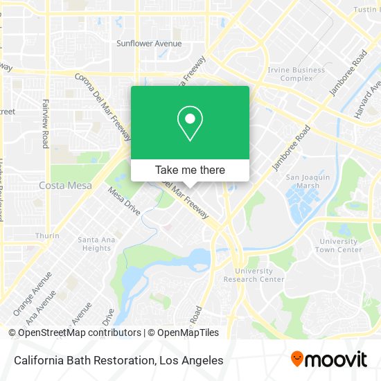 California Bath Restoration map