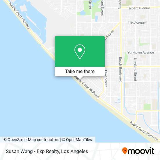 Mapa de Susan Wang - Exp Realty