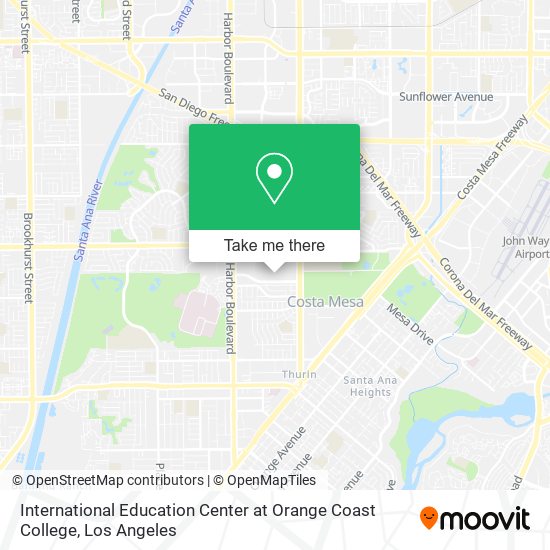 International Education Center at Orange Coast College map