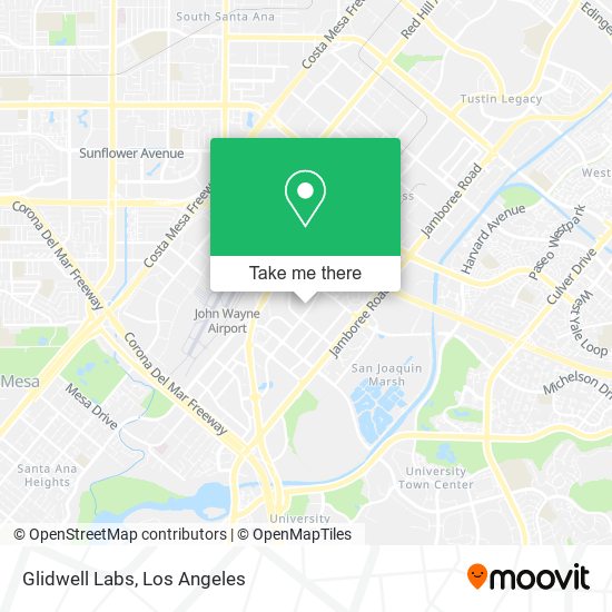 Glidwell Labs map