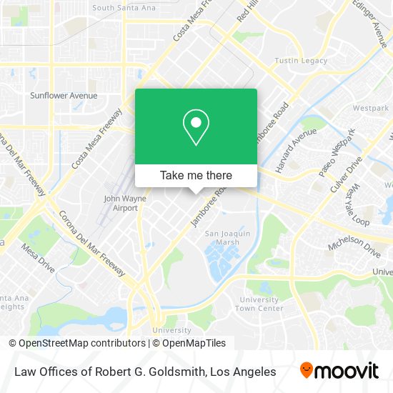 Mapa de Law Offices of Robert G. Goldsmith