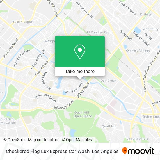 Checkered Flag Lux Express Car Wash map