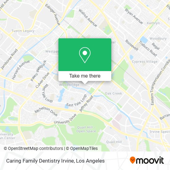 Mapa de Caring Family Dentistry Irvine