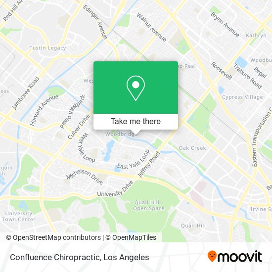 Confluence Chiropractic map