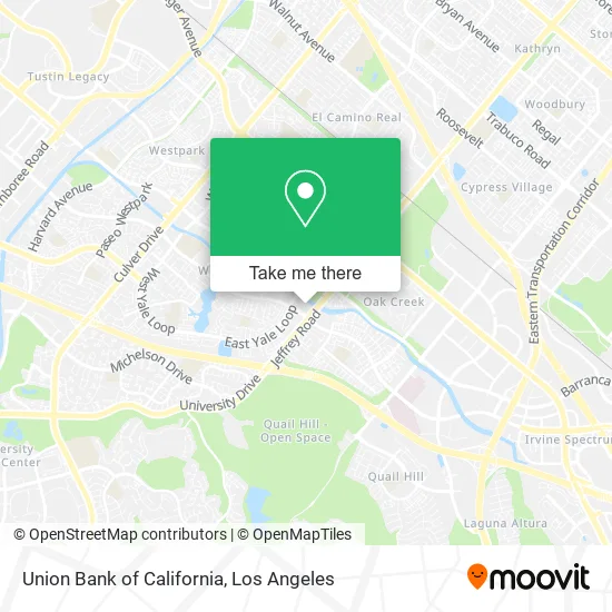 Mapa de Union Bank of California
