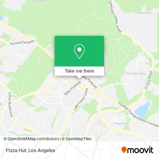 Pizza Hut map