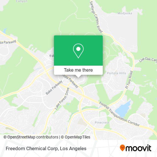 Mapa de Freedom Chemical Corp