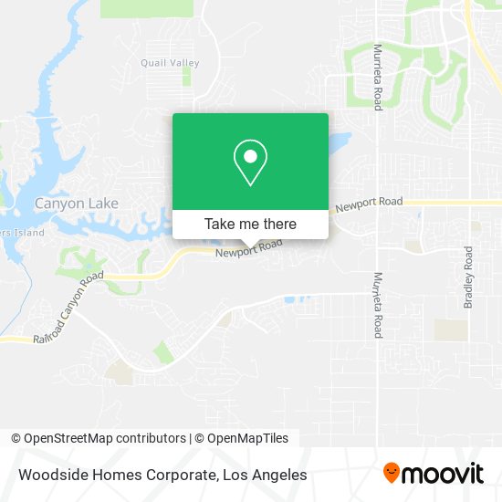Woodside Homes Corporate map