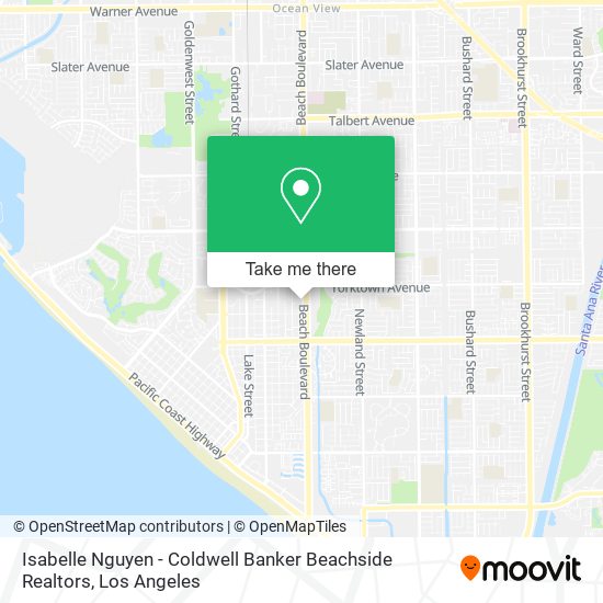 Isabelle Nguyen - Coldwell Banker Beachside Realtors map