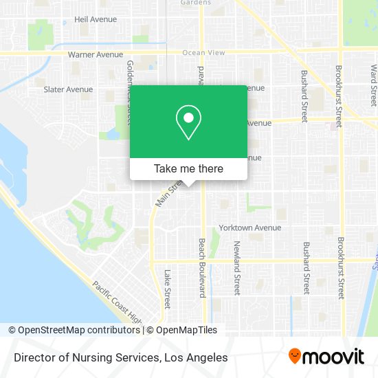 Director of Nursing Services map