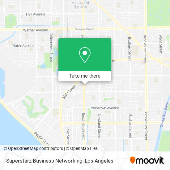 Mapa de Superstarz Business Networking