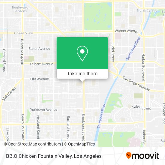 BB.Q Chicken Fountain Valley map