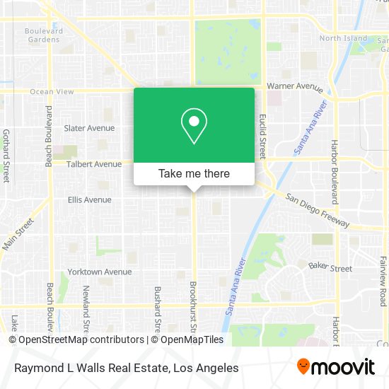 Mapa de Raymond L Walls Real Estate