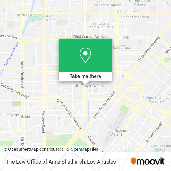 The Law Office of Anna Shadjareh map