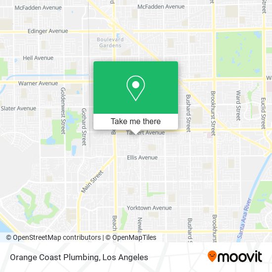 Mapa de Orange Coast Plumbing