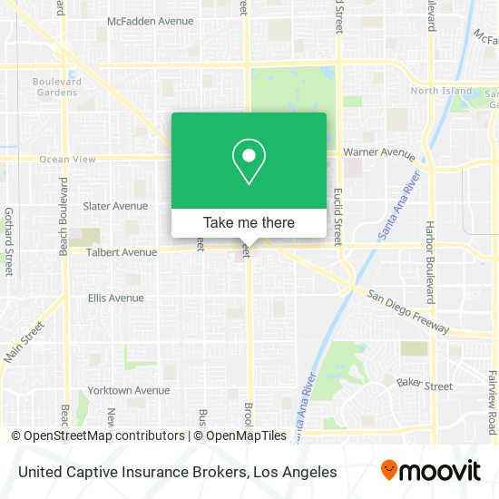 Mapa de United Captive Insurance Brokers