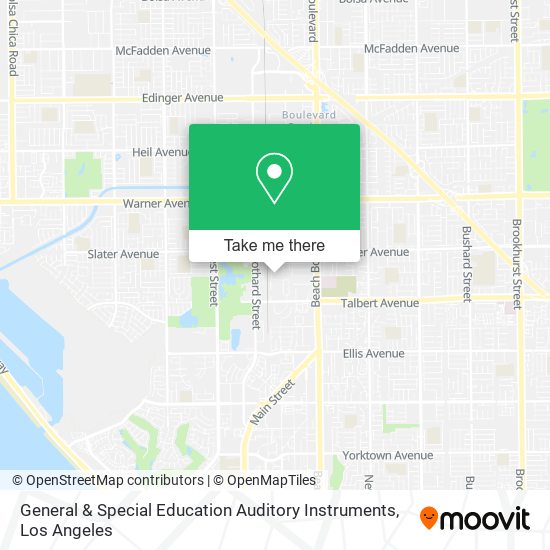 General & Special Education Auditory Instruments map