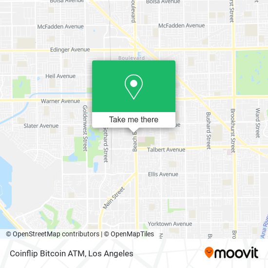 Mapa de Coinflip Bitcoin ATM