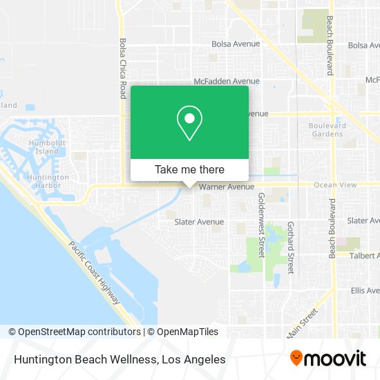 Huntington Beach Wellness map