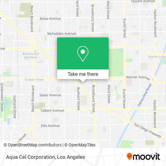 Aqua Cel Corporation map