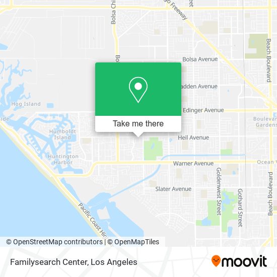 Mapa de Familysearch Center