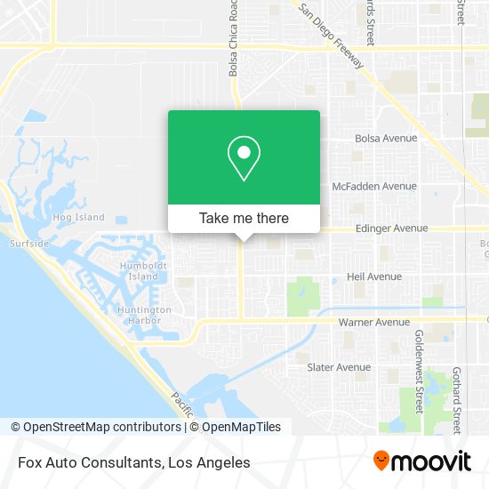 Fox Auto Consultants map