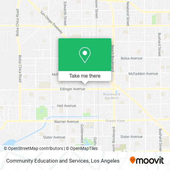 Mapa de Community Education and Services