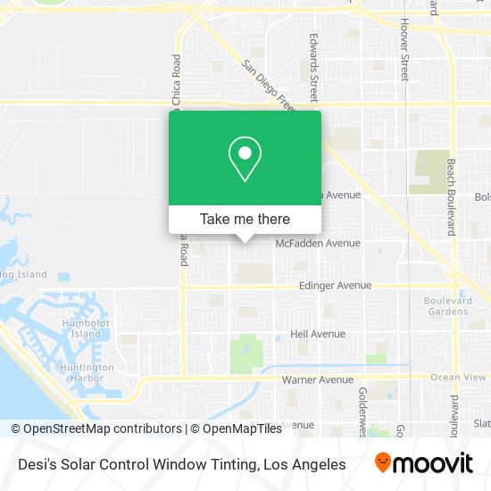 Mapa de Desi's Solar Control Window Tinting