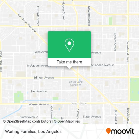 Waiting Families map