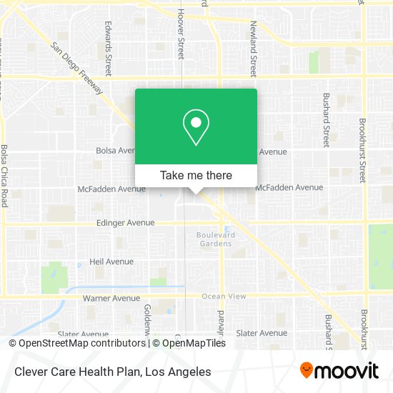 Clever Care Health Plan map
